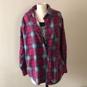 VINTAGE over sized flannel